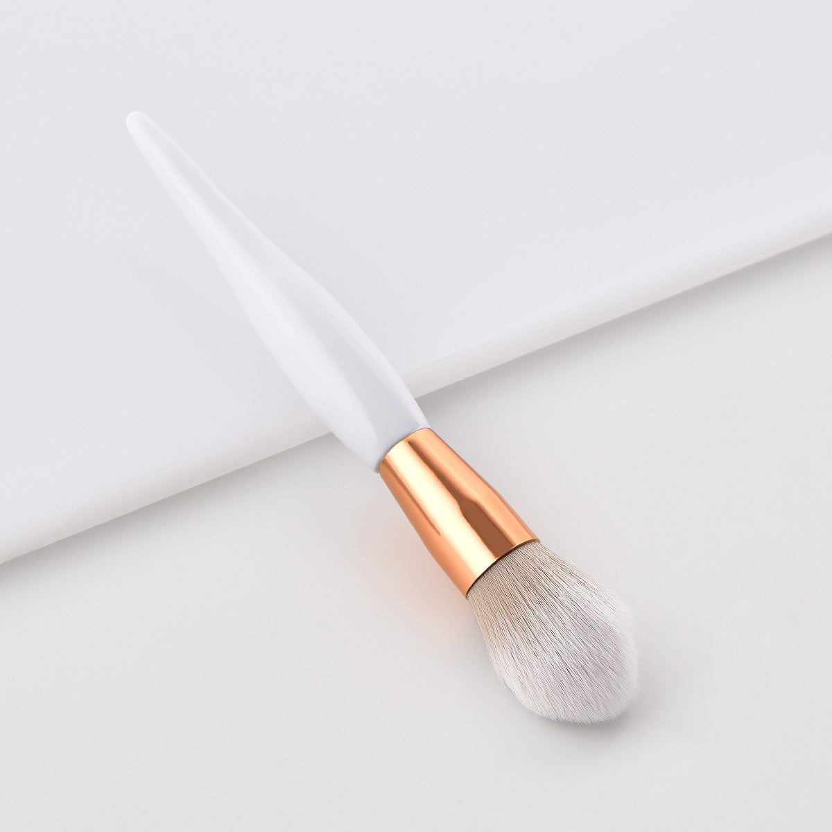 White Makeup Brush Set - Single Option Available
