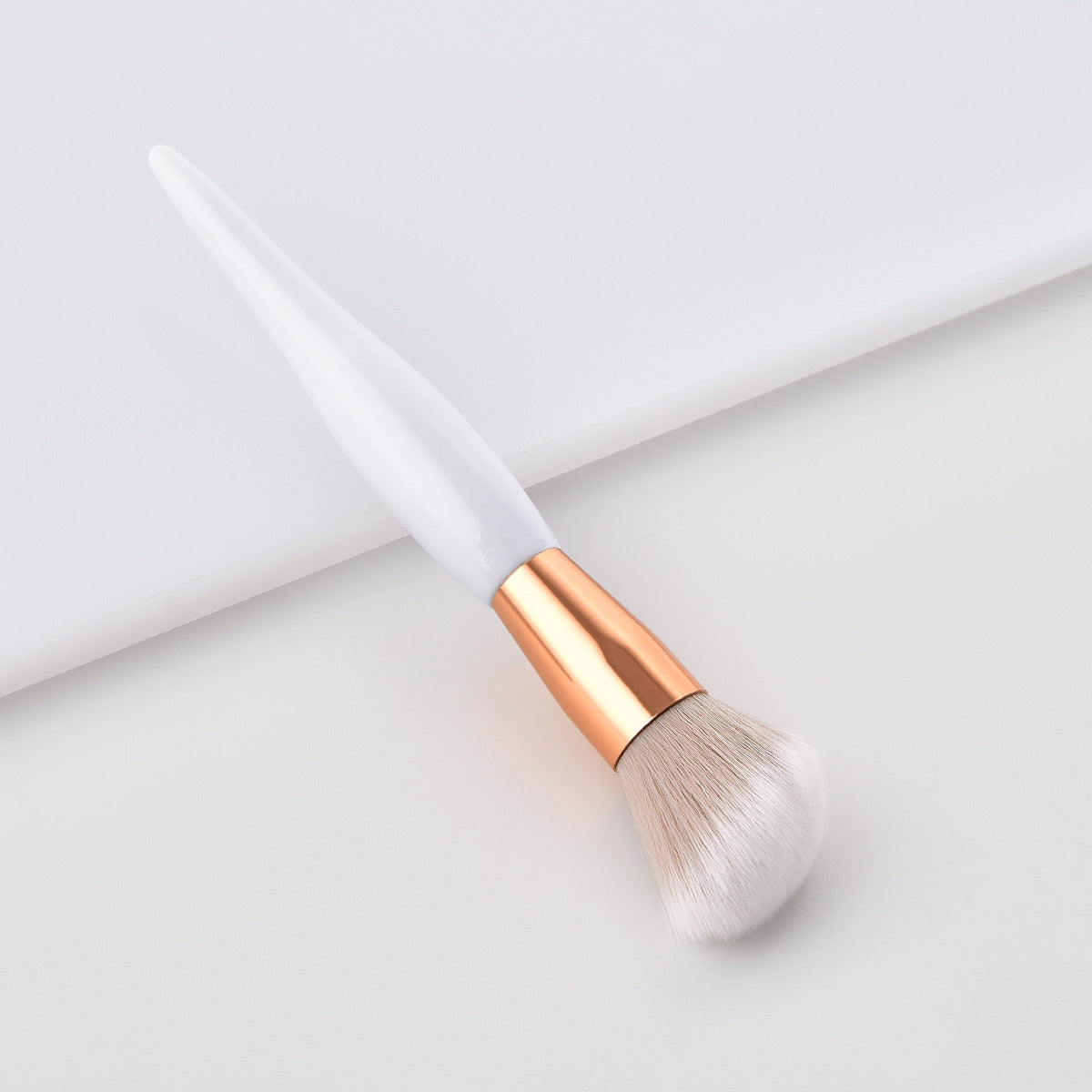 White Makeup Brush Set - Single Option Available