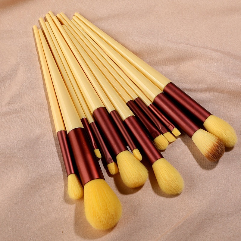 13 pc Makeup Brushes w/wo bag (Multi - color options available)