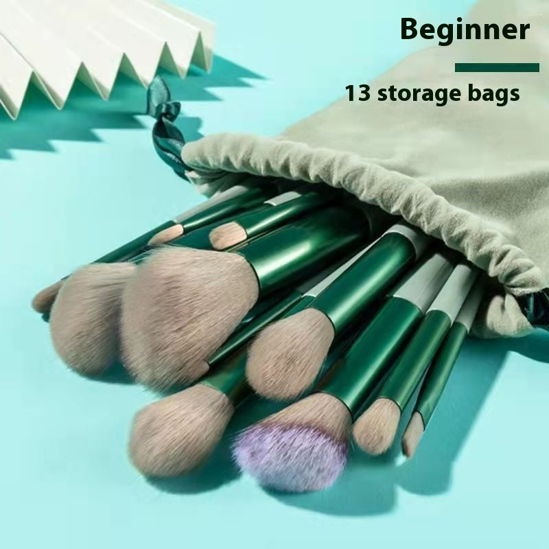 13 pc Makeup Brushes w/wo bag (Multi - color options available)