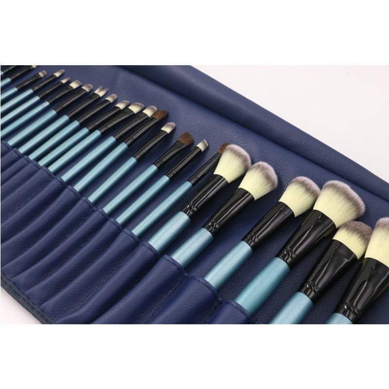 32 Blue Makeup Brushes