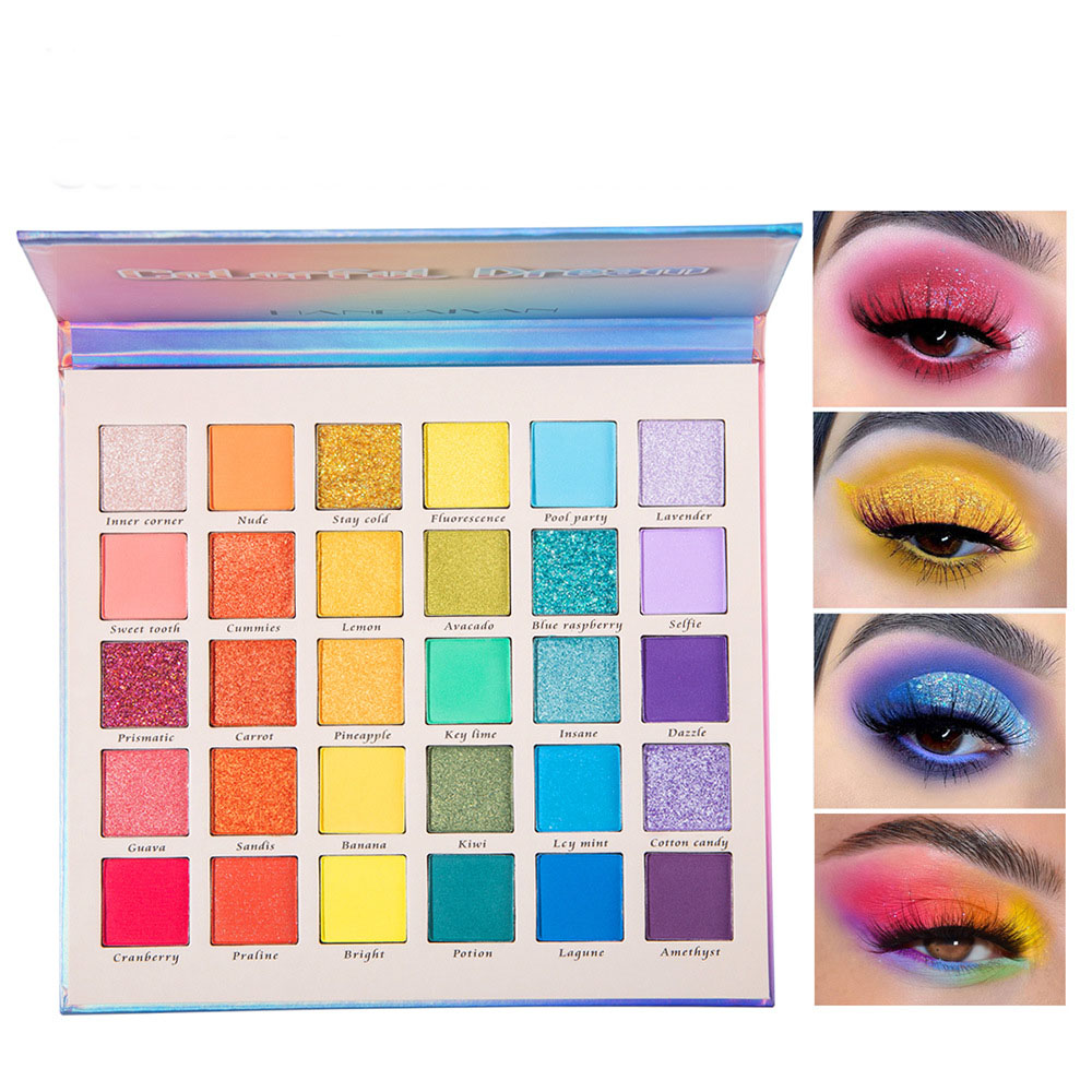Pearlescent Matte Glitter Palette