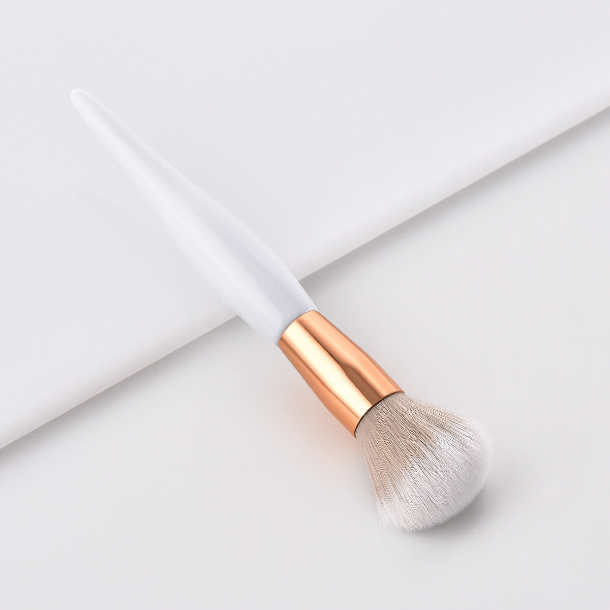 White Makeup Brush Set - Single Option Available