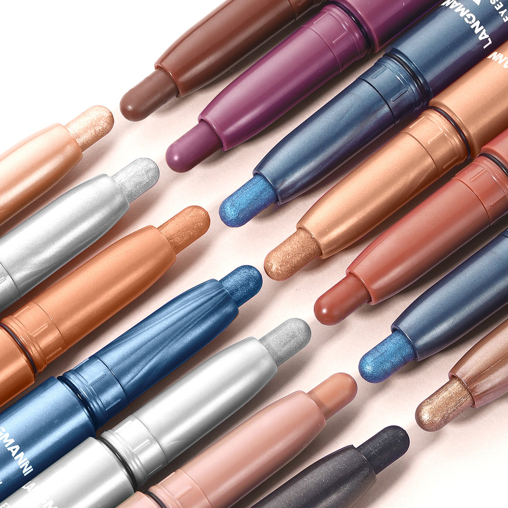 Single Eyeshadow Stick With Pearl And Matte Multi-color Blending Eyeshadow Pen