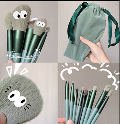 13 pc Makeup Brushes w/wo bag (Multi - color options available)