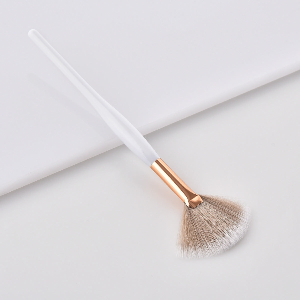 White Makeup Brush Set - Single Option Available