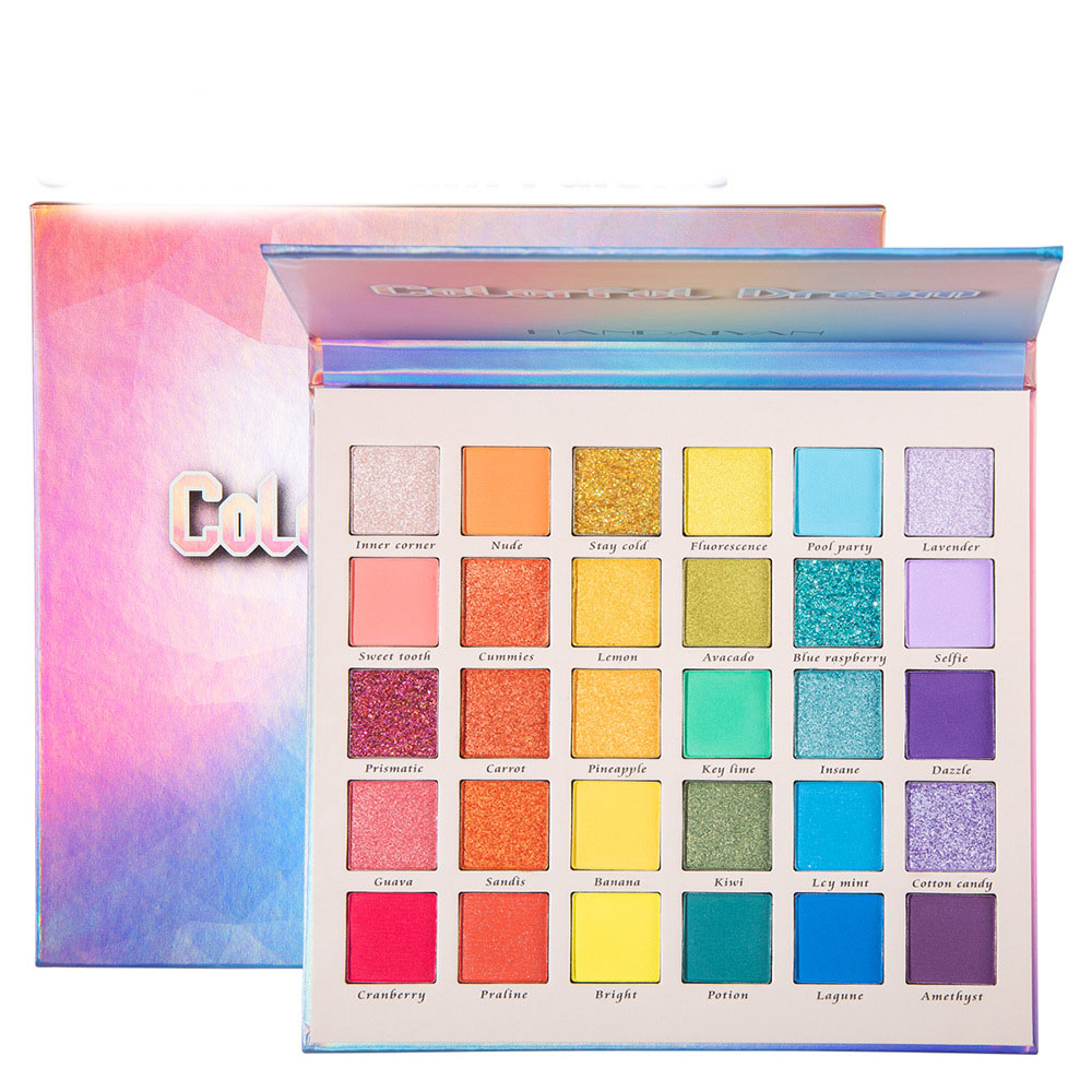 Pearlescent Matte Glitter Palette