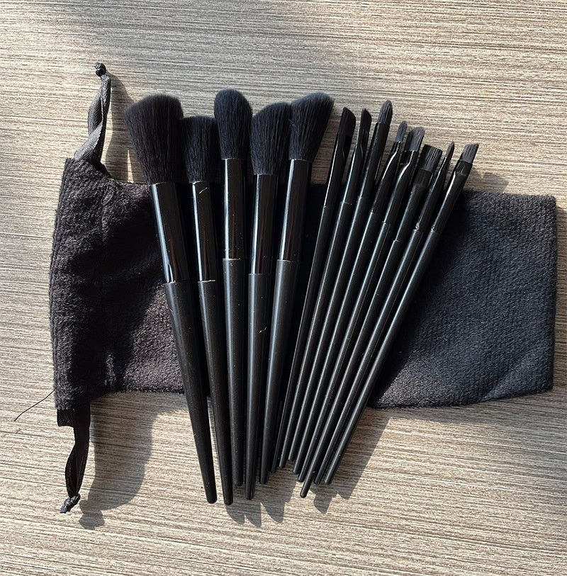 13 pc Makeup Brushes w/wo bag (Multi - color options available)
