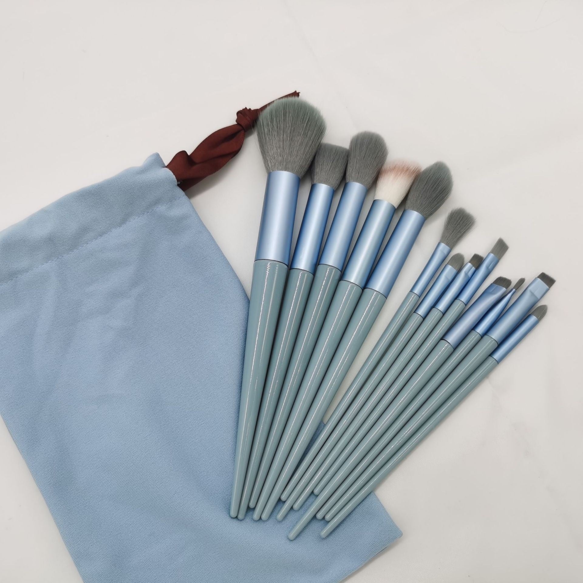 13 pc Makeup Brushes w/wo bag (Multi - color options available)