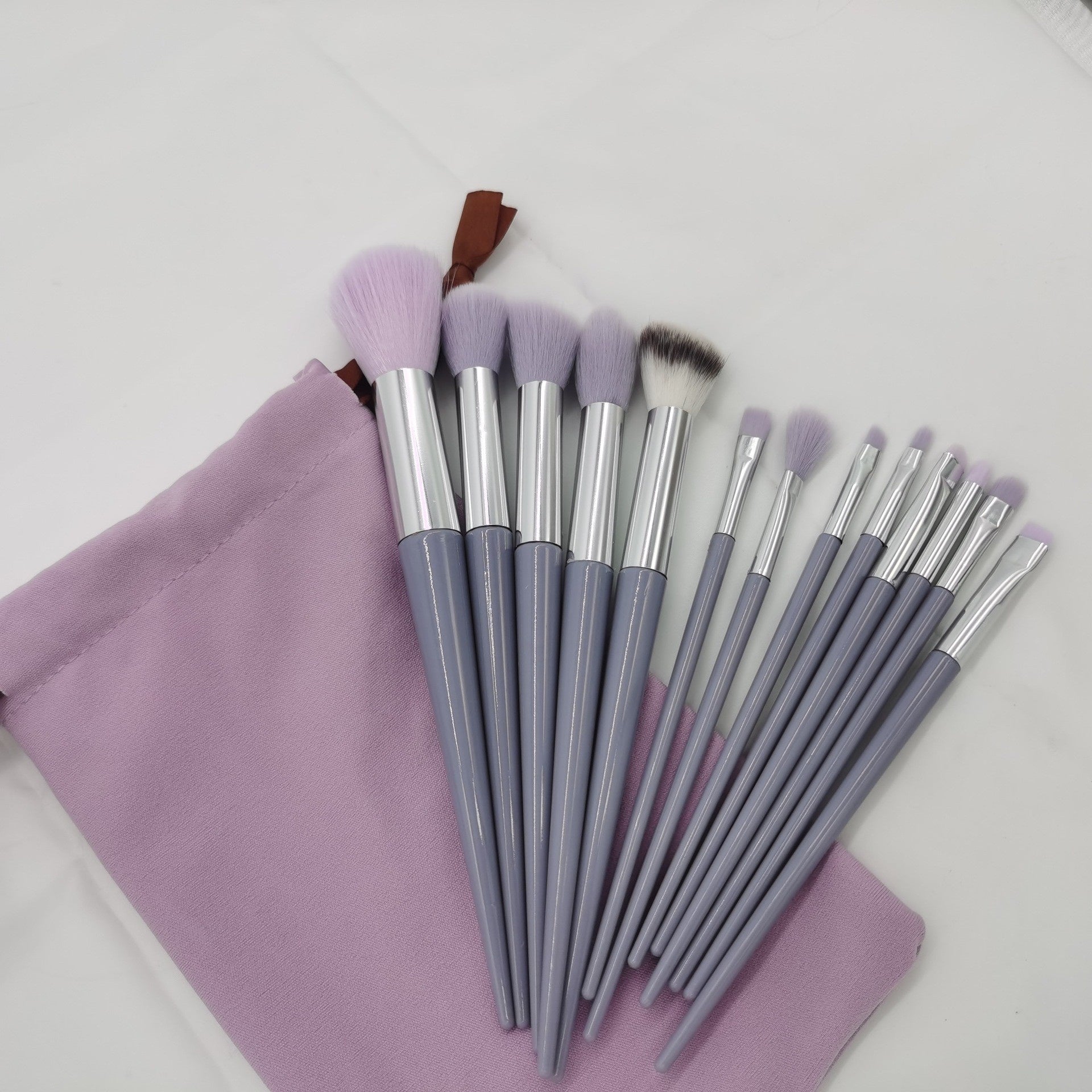 13 pc Makeup Brushes w/wo bag (Multi - color options available)